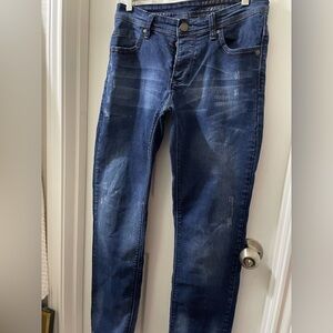 Men’s Foreign Exchange Skinny Distressed Denim 32/32